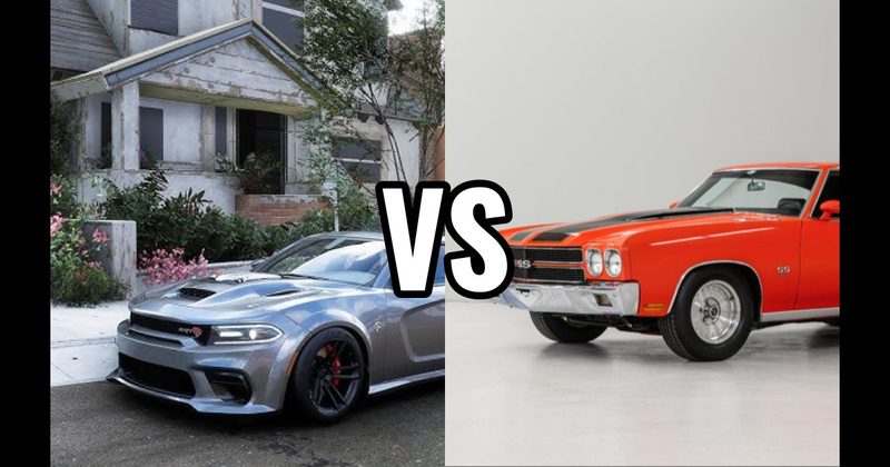 1970 Chevrolet Chevelle SS vs. Dodge Charger Hellcat