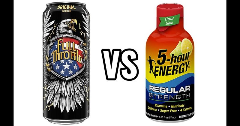 5-Hour Energy vs. Full Throttle