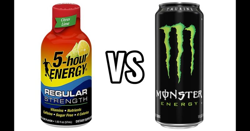 5-Hour Energy vs. Monster
