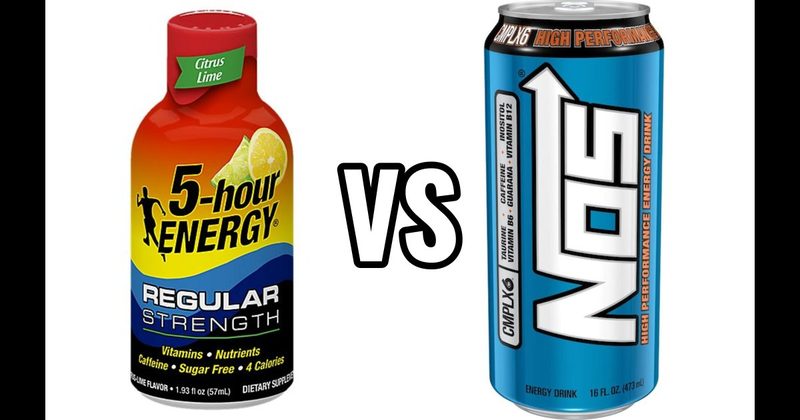 5-Hour Energy vs. NOS
