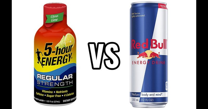 5-Hour Energy vs. Red Bull