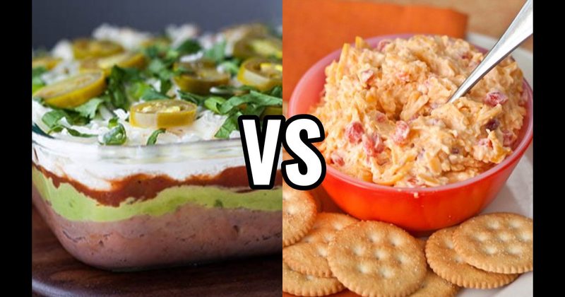 7-Layer Dip vs. Pimento Cheese