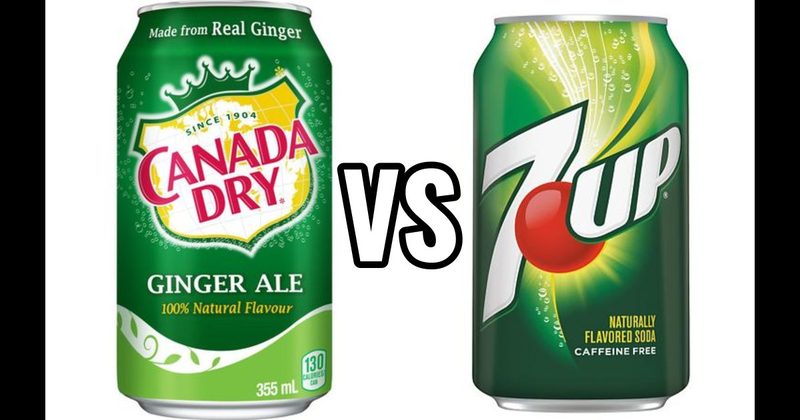 7-Up vs. Canada Dry Ginger Ale