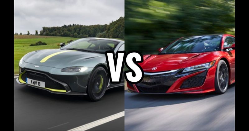 Acura NSX vs. Aston Martin Vantage