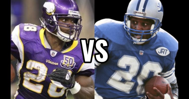 Adrian Peterson vs. Barry Sanders