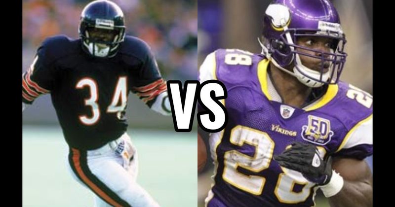 Adrian Peterson vs. Walter Payton