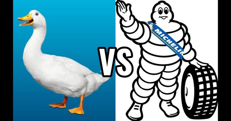 Aflac Duck vs. Michelin Man