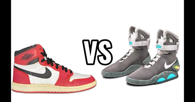 Air Jordan 1 vs. Nike MAG (Back to the Future)