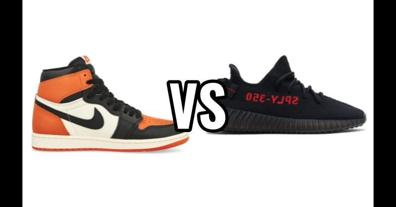 Air Jordan 1 vs. Yeezy Boost 350 V2
