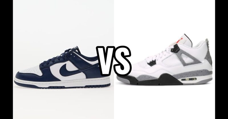 Air Jordan 4 vs. Nike Dunk Low