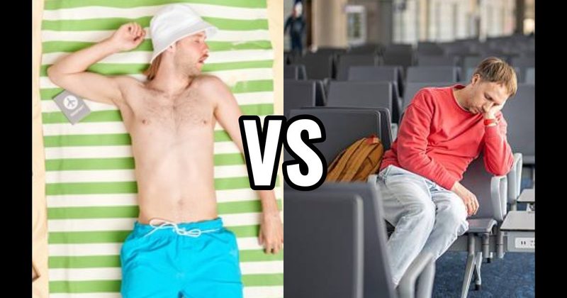 Airport Gate Seat vs. Beach Towel