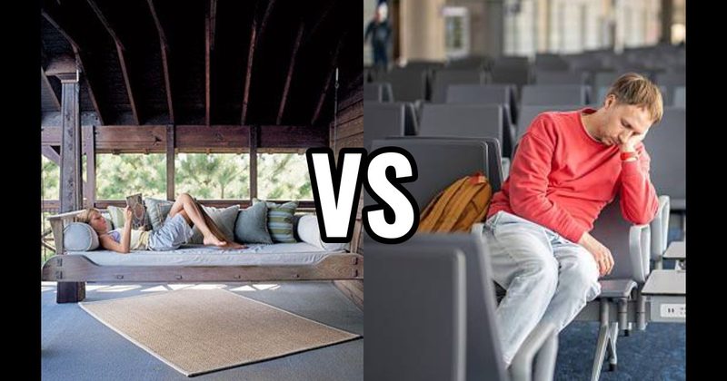 Airport Gate Seat vs. Porch Swing