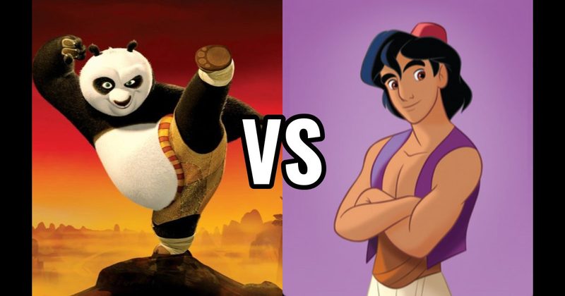 Aladdin (Aladdin) vs. Po (Kung Fu Panda)