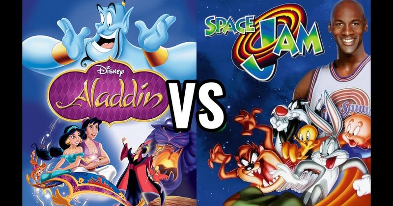 Aladdin vs. SPACE JAM
