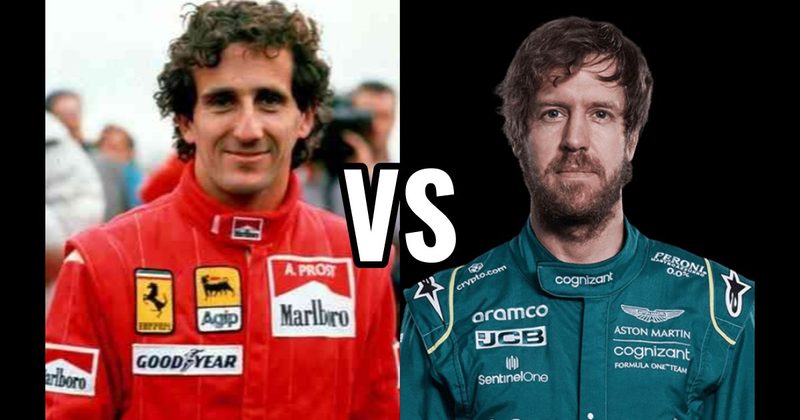 Alain Prost vs. Sebastian Vettel