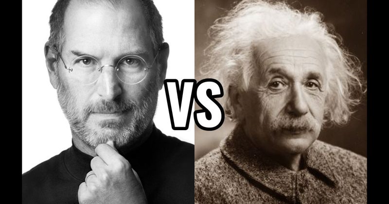 Albert Einstein vs. Steve Jobs