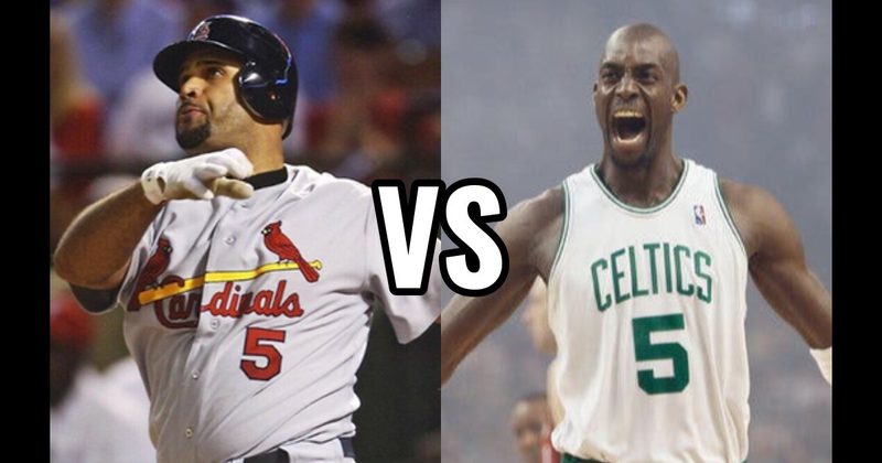 Albert Pujols vs. Kevin Garnett