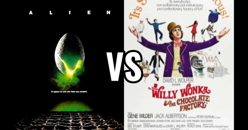 Alien (1979) vs. Willy Wonka & the Chocolate Factory (1971)