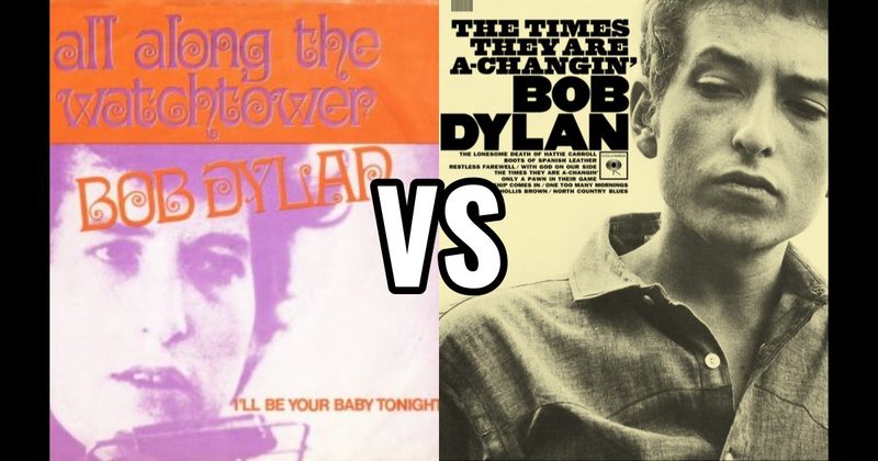 All Along the Watchtower vs. The Times They Are A-Changin'