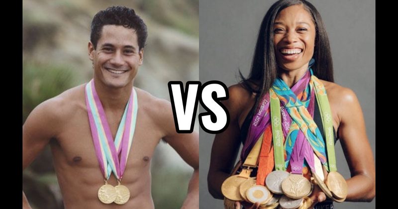 Allyson Felix vs. Greg Louganis