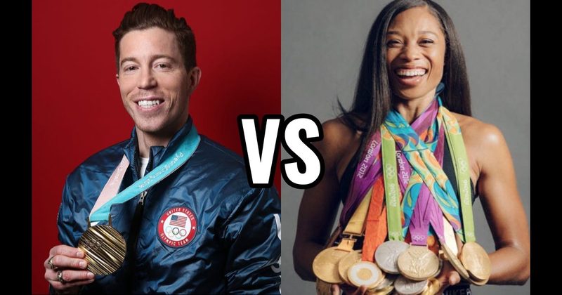 Allyson Felix vs. Shaun White