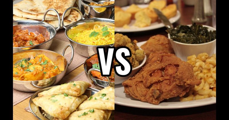 American South Food vs. Indian Food