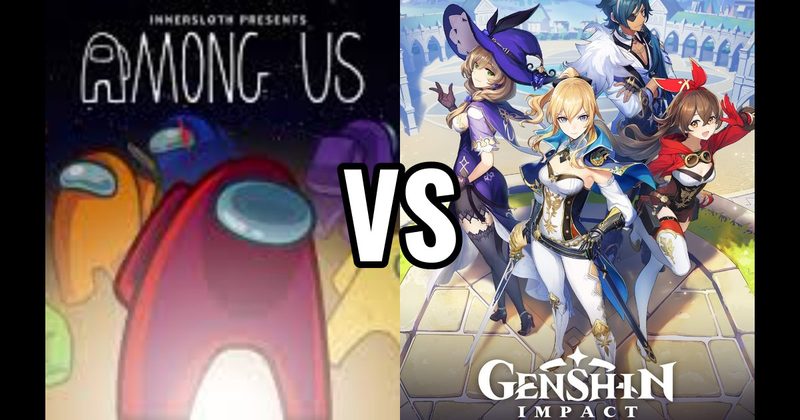 Among Us vs. Genshin Impact
