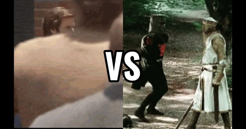 Anchorman News Fight (Anchorman) vs. The Black Knight (Monty Python And The Holy Grail)