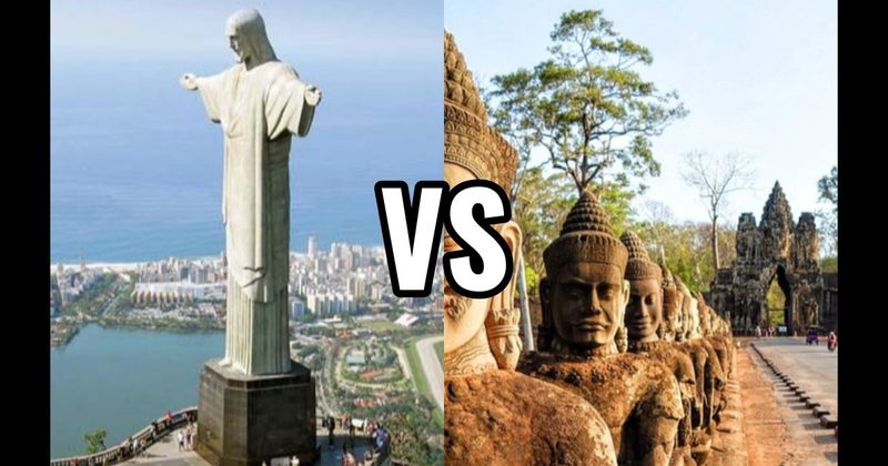 Angkor Wat vs. Christ the Redeemer