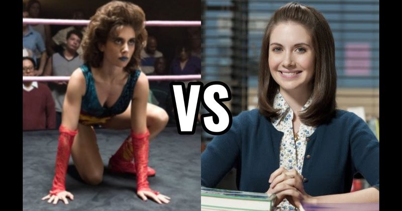 Annie Edison in Community vs. Ruth Wilder in GLOW