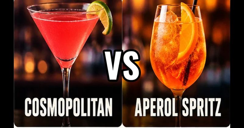 Aperol Spritz vs. Cosmopolitan