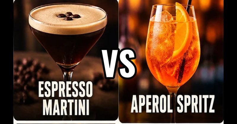 Aperol Spritz vs. Espresso Martini