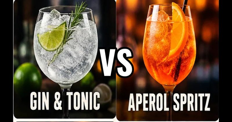 Aperol Spritz vs. Gin & Tonic
