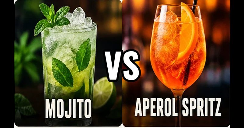 Aperol Spritz vs. Mojito