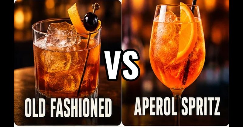 Aperol Spritz vs. Old Fashioned