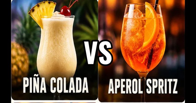 Aperol Spritz vs. Piña Colada
