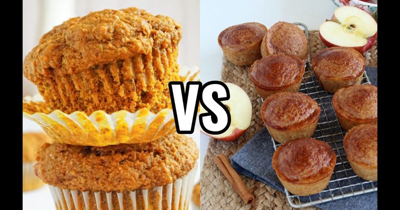 Apple Cinnamon Muffin vs. Pumpkin Muffin