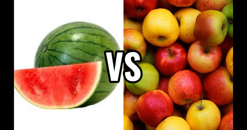 Apple (fruit) vs. Watermelon