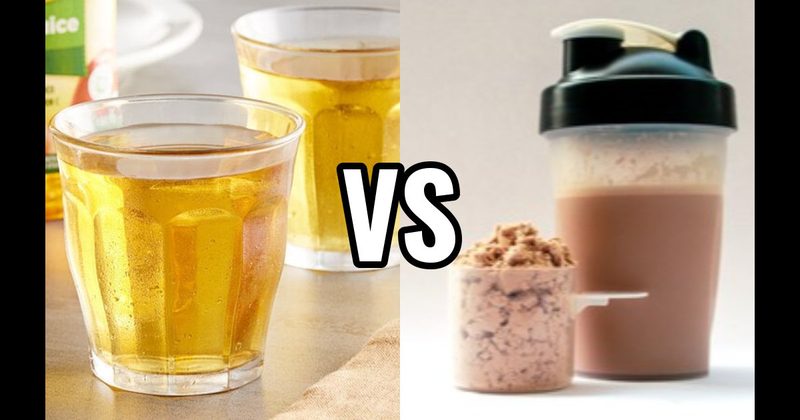 Apple Juice vs. Breakfast Shake
