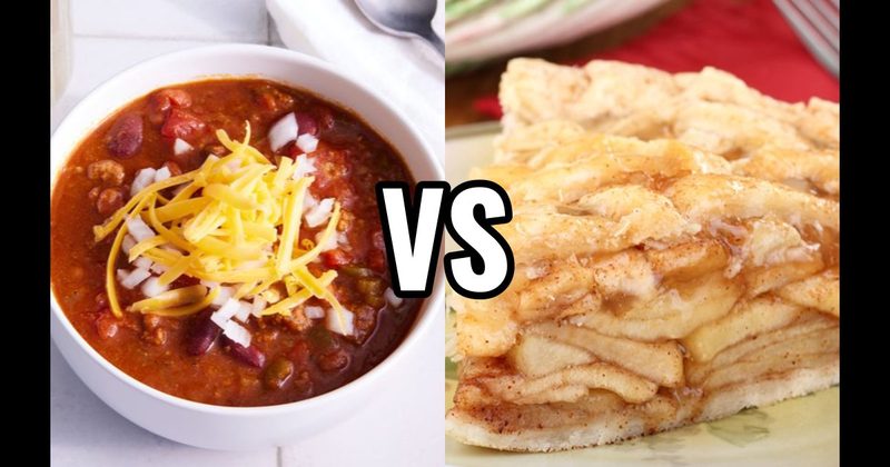 Apple Pie vs. Chili
