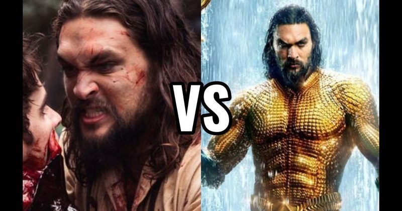 Aquaman in Aquaman vs. Declan Harp in Frontier