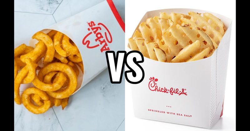 Arby's Curly Fries vs. Chick-fil-A Waffle Fries