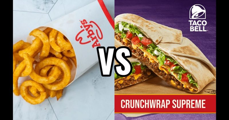 Arby's Curly Fries vs. Taco Bell Crunchwrap Supreme