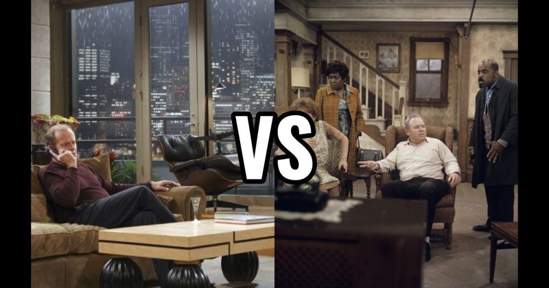 Archie Bunker’s House (All in the Family) vs. Frasier’s Apartment (Frasier)