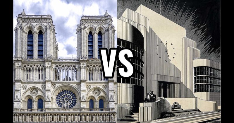 Art Deco vs. Gothic