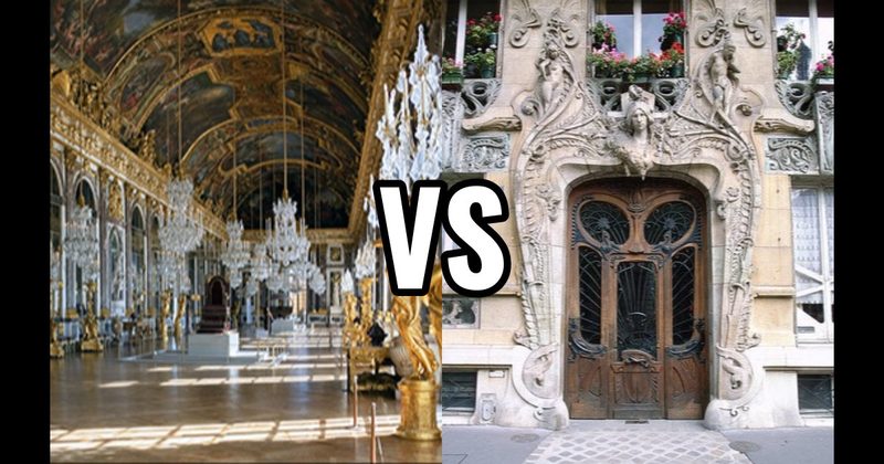 Art Nouveau vs. Baroque