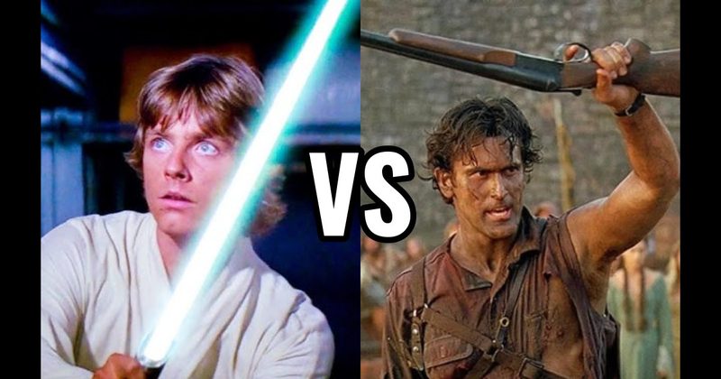 Ash's Boomstick (Army of Darkness) vs. Lightsaber (Star Wars)