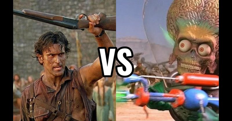 Ash's Boomstick (Army of Darkness) vs. Martian Ray Gun (Mars Attacks!)