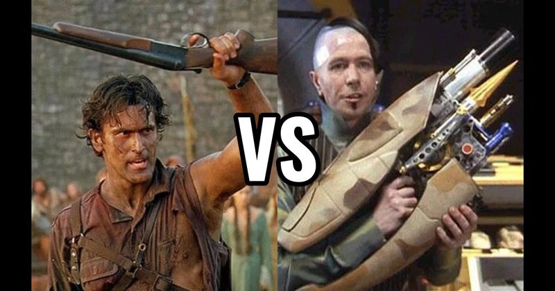 Ash's Boomstick (Army of Darkness) vs. Zorg ZF-1 (Fifth Element)