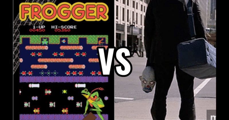 Asteroids vs. Frogger